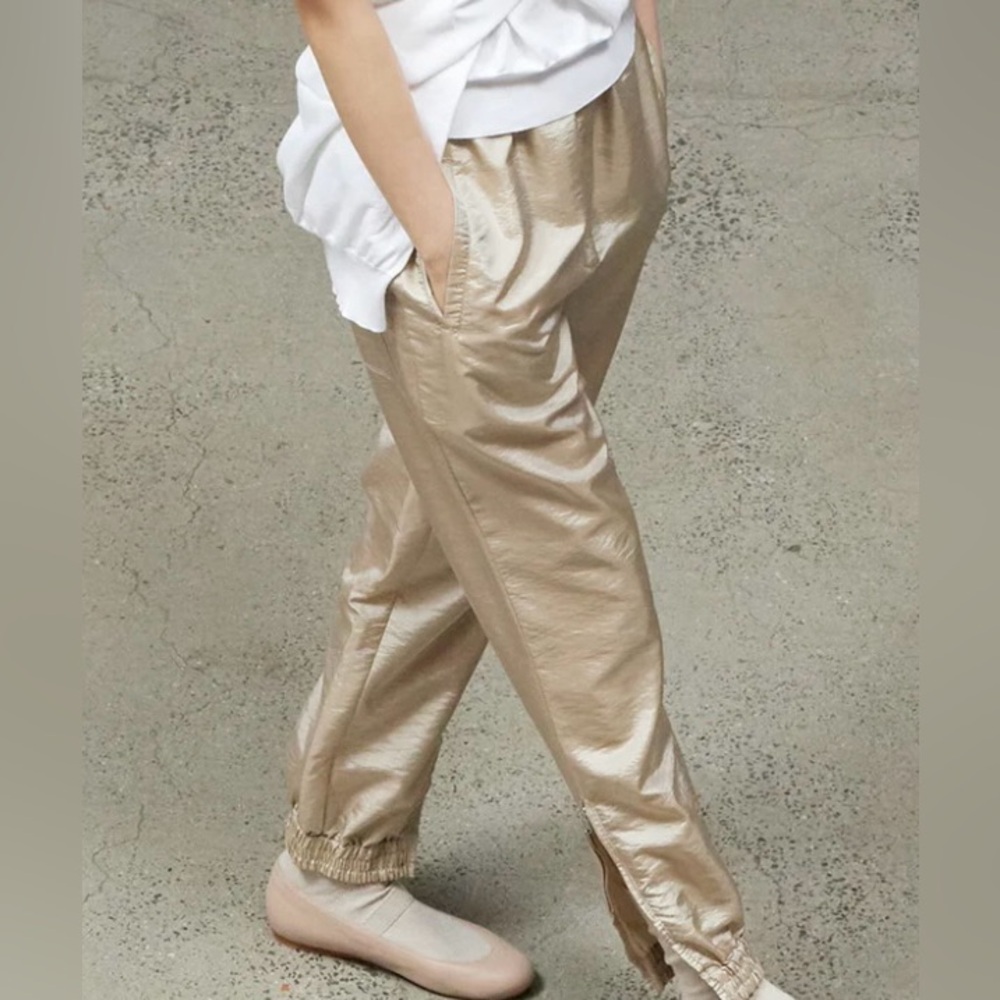 Tibi Crispy Nylon Kat Joggers